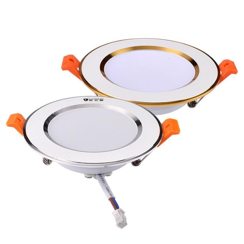 LED筒燈廠家供應4寸12WLED壓鑄筒燈 12W草帽筒燈 客廳天花燈筒燈 12W嵌入式筒燈